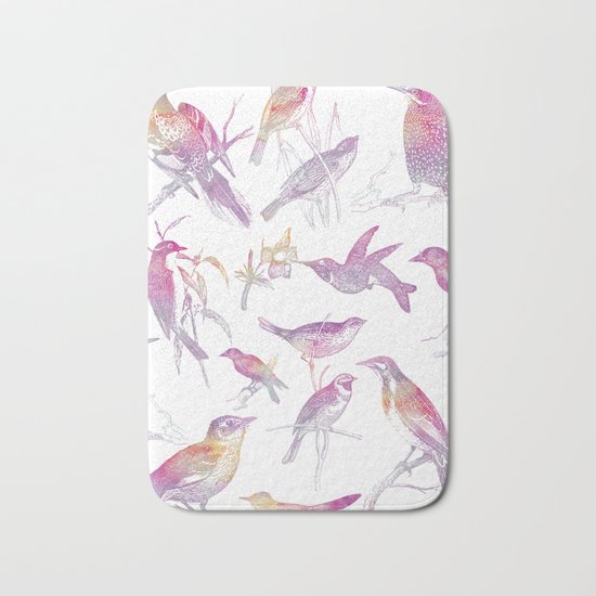 If you're a bird, I'm a bird. Bath Mat