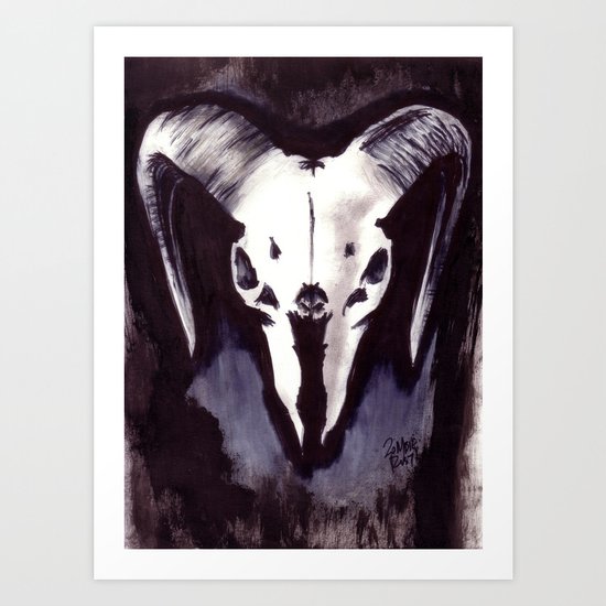 Cephalomancy Art Print