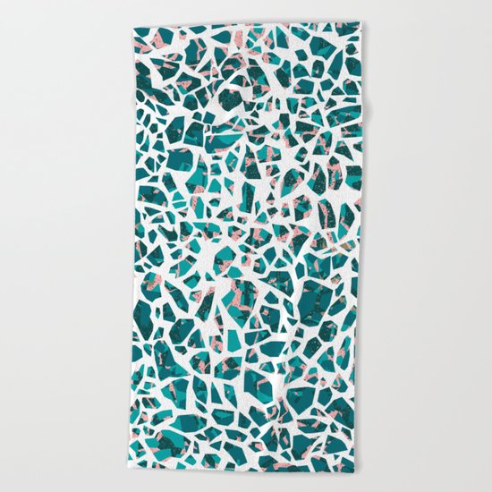 Grace Terrazzo Beach Towel