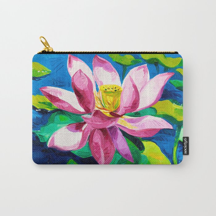 Water Lily Carry-All Pouch