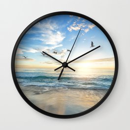 Beach Scene 34 Wall Clock
