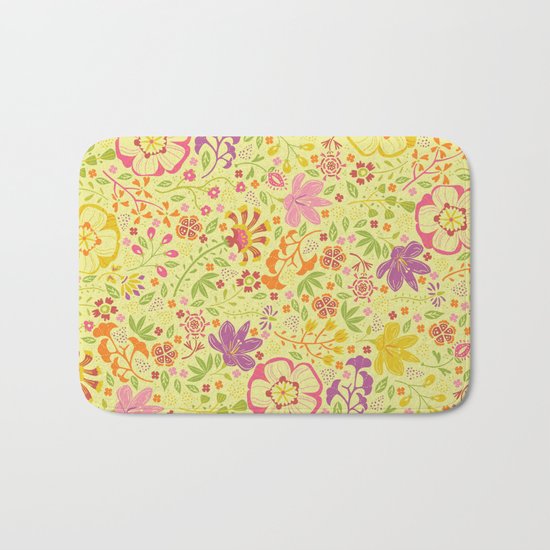 Oriental Blooms Bath Mat