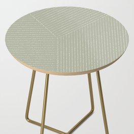 Lines (Linen Sage) Side Table