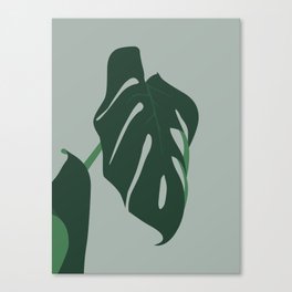 Fig Leaf Nature Print Canvas Print