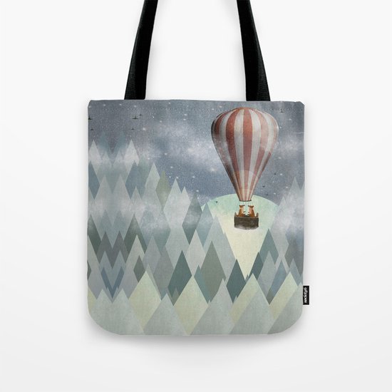 mr and mrs fox great adventure Tote Bag