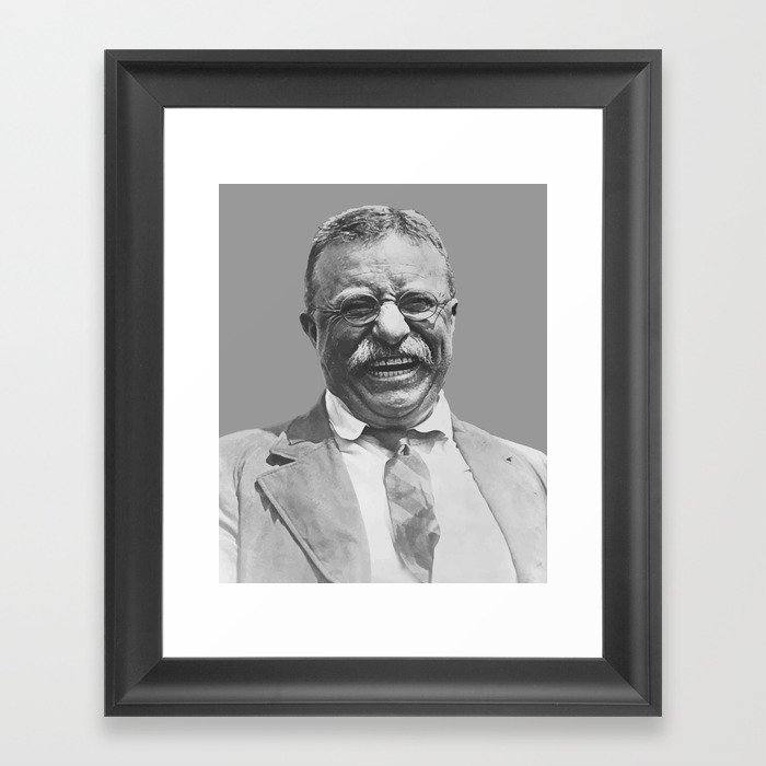 President Teddy Roosevelt Framed Art Print