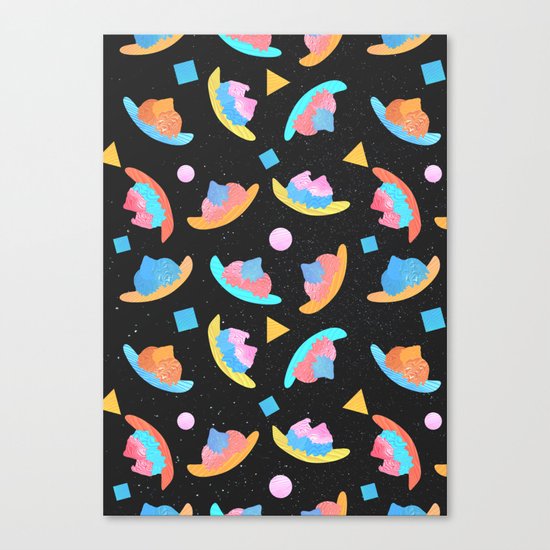 Cosmic Banana Split Canvas Print