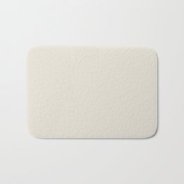 Off White Solid Hue - 2022 Color - Shade Pairs Dunn and Edwards Crisp Muslin DE6212 Bath Mat