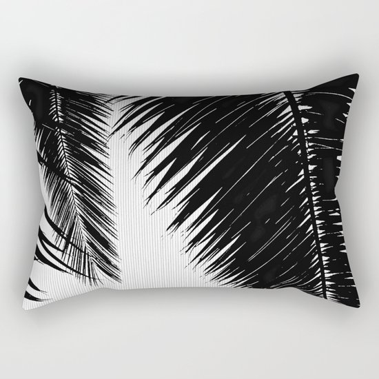 BW Palms Rectangular Pillow