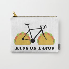 Runs On Tacos Carry-All Pouch | Velo, Cyclocross, Cyclist, Mexican, Digital, Funny, Bikes, Cycling, Bicycle, Mountainbike 