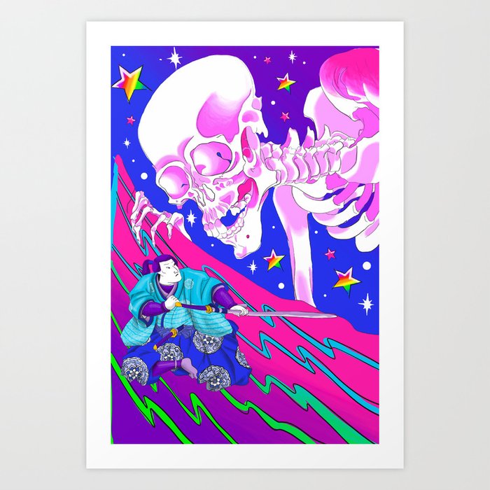 Skeleton Spectacular Art Print