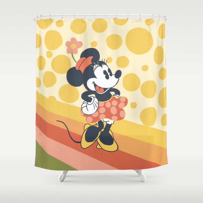Gigi Rosado Shower Curtain By Disney, Minnie Mouse Shower Curtain