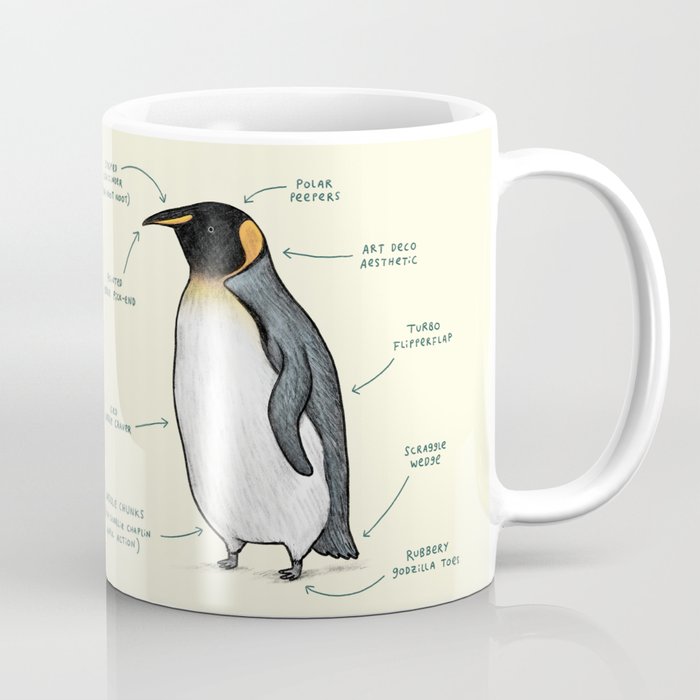 Anatomy of a King Penguin Coffee Mug