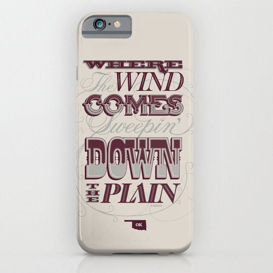 Sweepin’ Down The Plain iPhone & iPod Case