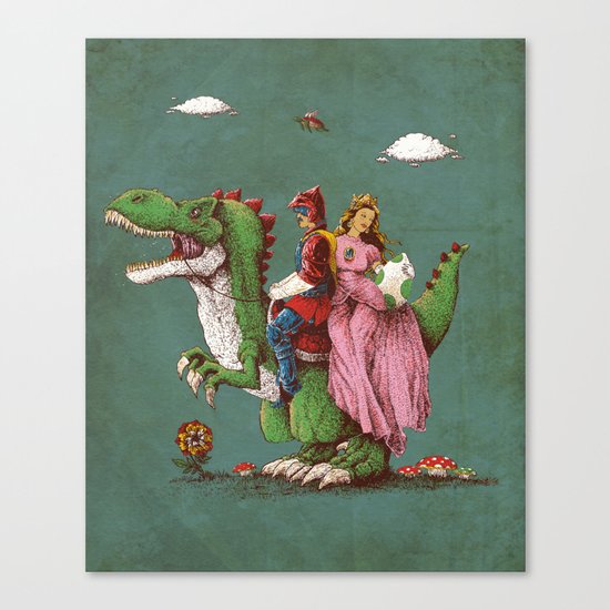 historical reconstitution Canvas Print