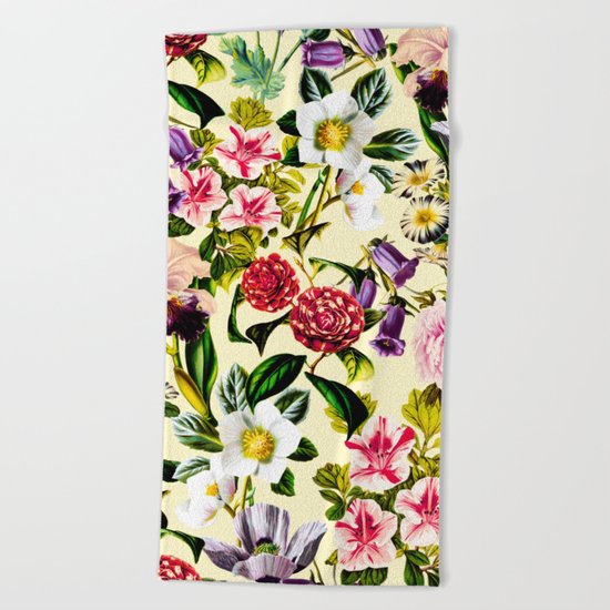 SUMMER BOTANICAL X Beach Towel