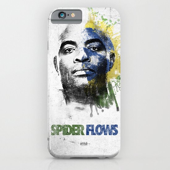Anderson Silva's Spider Flows - White & Color Series #2 iPhone & iPod Case