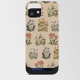 Wild Flowers ~ vol4. ~ light  vintage inspired botanical iPhone Card Case