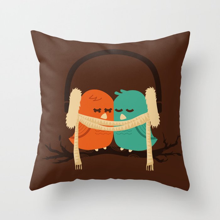Baby It's Cold Outside Throw Pillow