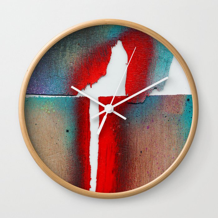 WoodSculpture Wall Clock