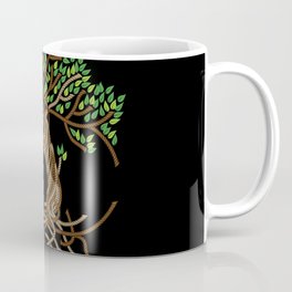 Rope Tree of Life. Rope Dojo 2017 black background Coffee Mug | Oak, Ropedojo, Rope, Killerbob, Midori, Bdsm, Fortefemme, Drawing, Tree, Treeoflife 