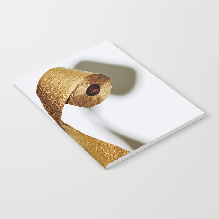 Gold Toilet Paper Notebook