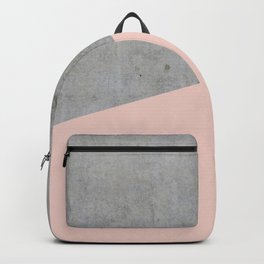 Concrete and Pale Dogwood Color Backpack