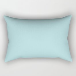 Robin's Egg Aqua Blue Rectangular Pillow