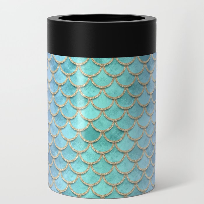 Baby Mermaid Scales 01 Can Cooler