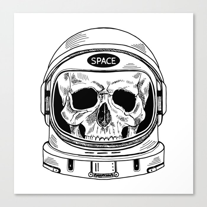 space skull Canvas Print