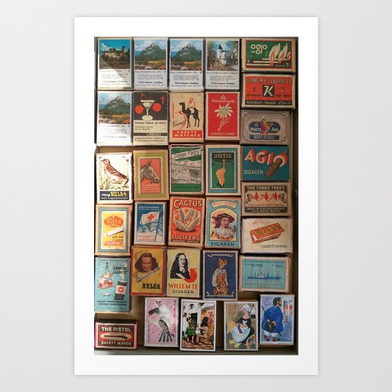 Marvelous Matchboxes Art Print