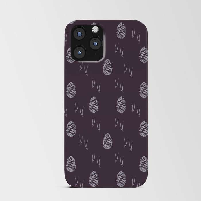 Pinecones (Autumn Purple) iPhone Card Case
