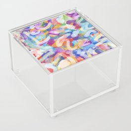 Pastel Abstract Colorful Art by Emmanuel Signorino  Acrylic Box