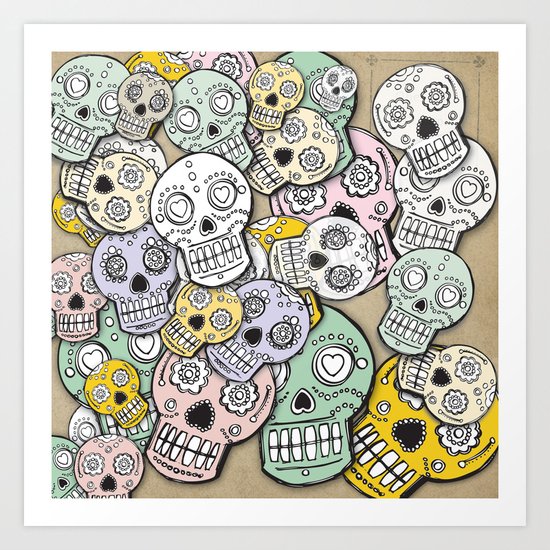 calaveras Art Print