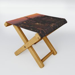 New York City Manhattan skyline Folding Stool