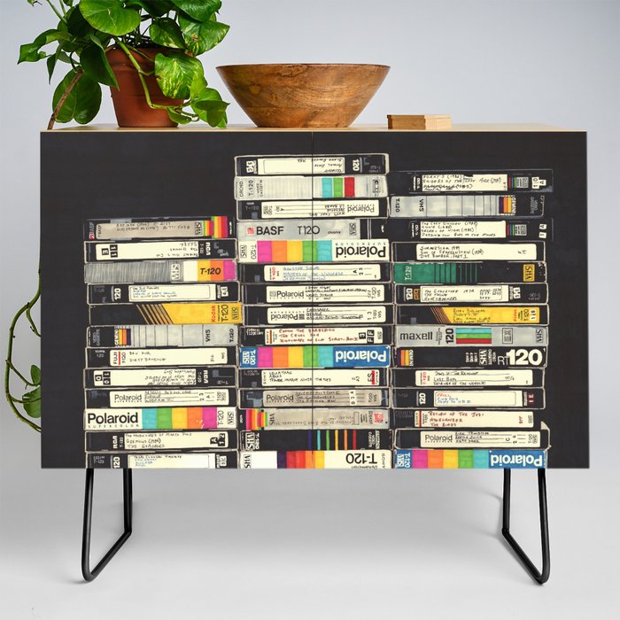 VHS Stack Credenza