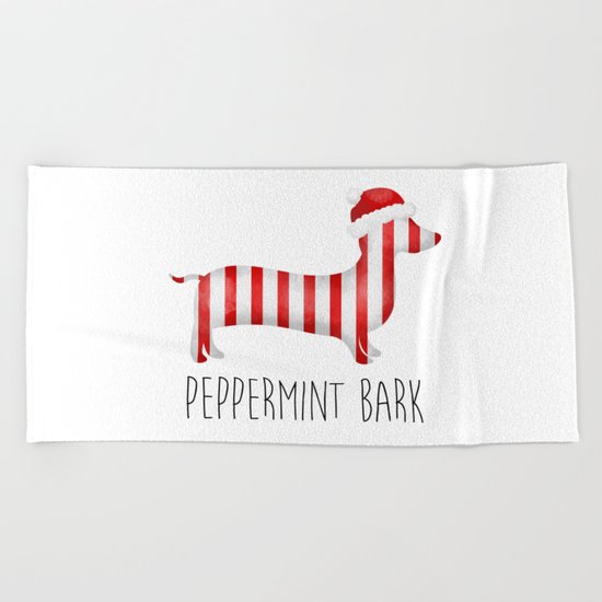 Peppermint Bark Beach Towel