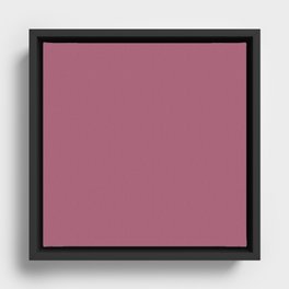 Dusty Rose Framed Canvas