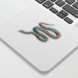 FLORAL SNAKE Sticker