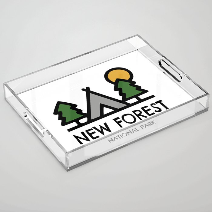 New Forest National Park Acrylic Tray