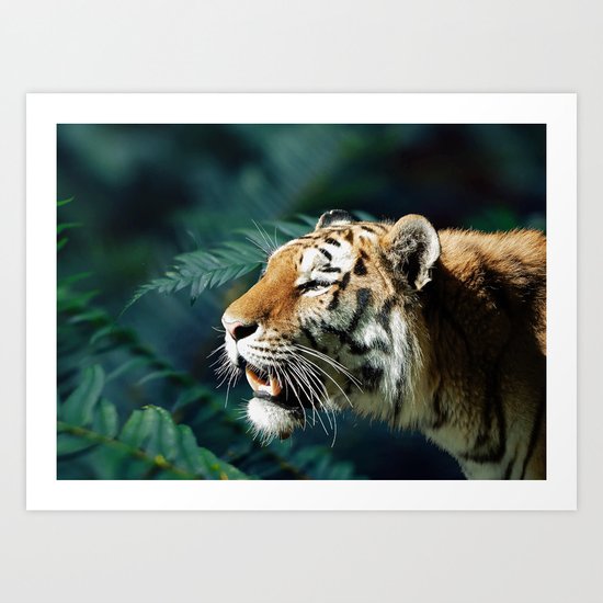 Save The Tiger #society6 #buyart #lifestyle #cause Art Print