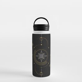 Tarot geometric #3: North star Water Bottle