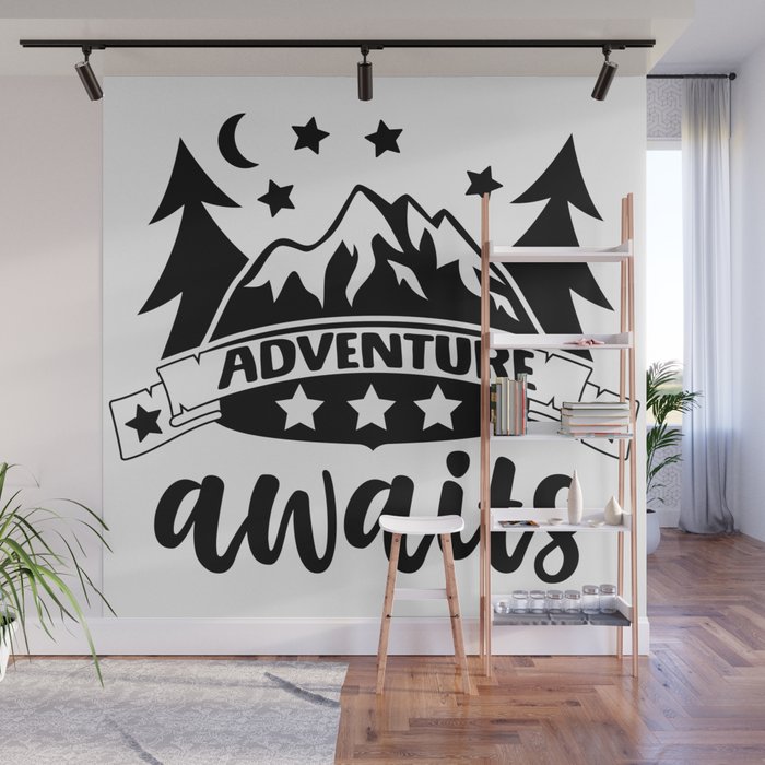 Adventure Awaits Wall Mural