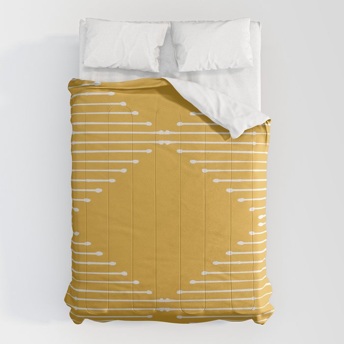 Geo (Yellow) Comforter