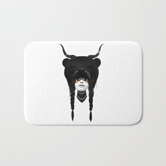 Bear Warrior Bath Mat