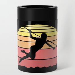 Spearfisher Graphic Design For Scuba Diving Can Cooler