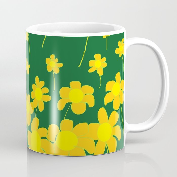 Field of Yellow Flowers Coffee Mug