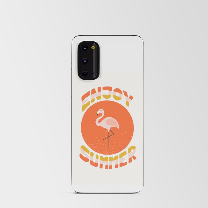 Enjoy Summer Flamingo Android Card Case