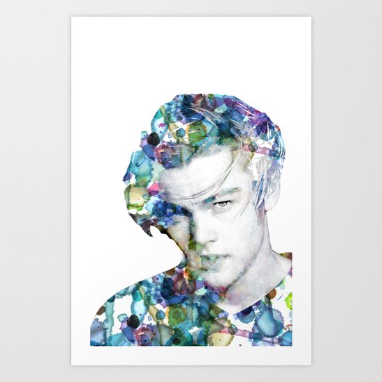 Young Leonardo DiCaprio Art Print
