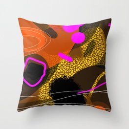 Chroma Kinetix Abstract 6 Throw Pillow
